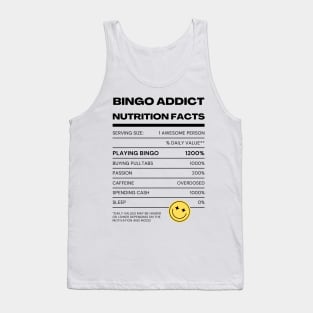 Bingo Addict Nutrition Tee Tank Top